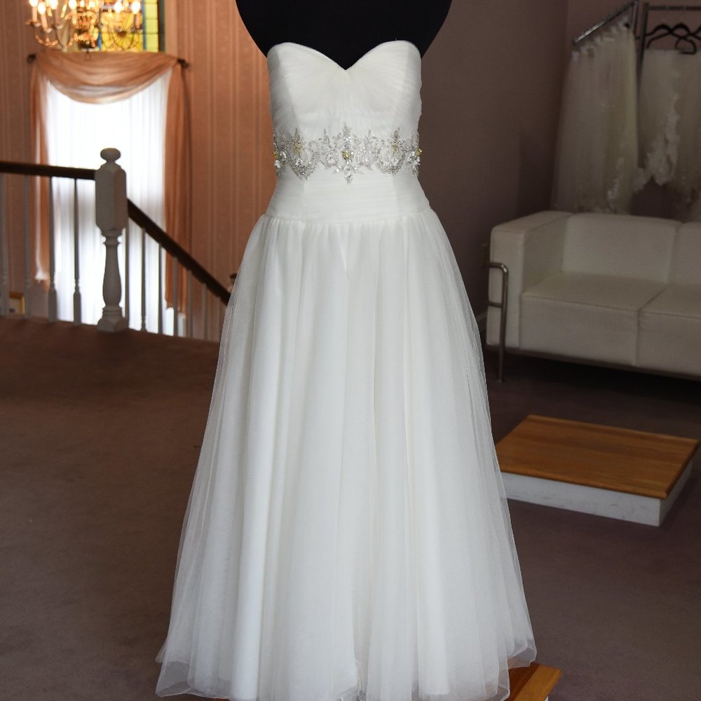Moonlight Bridal Tea length gown